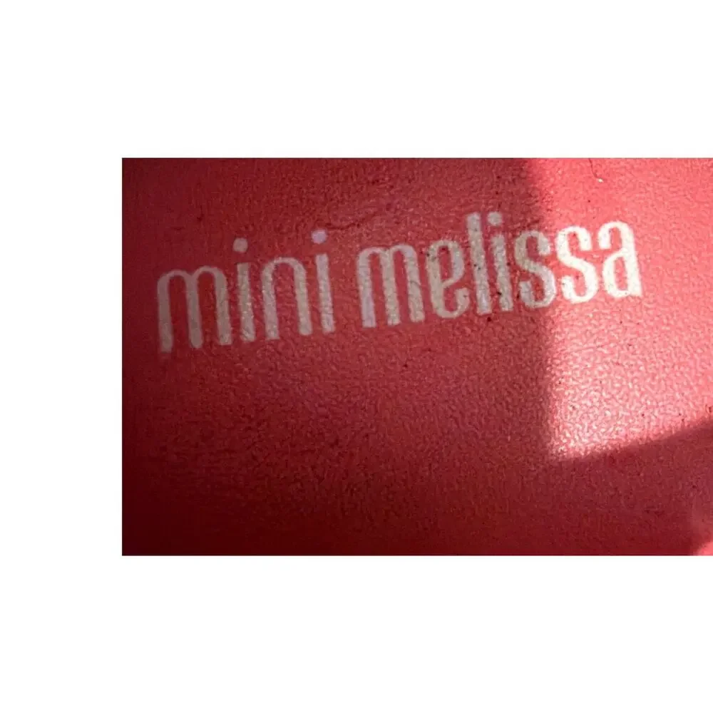 Mini Melissa Furadinha Pop BB shoes with bow Toddler Size 9